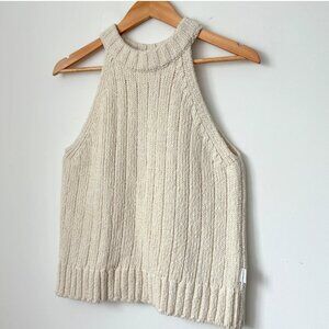 Le Bon Shoppe Claire Cotton Sweater Tank - Naturel